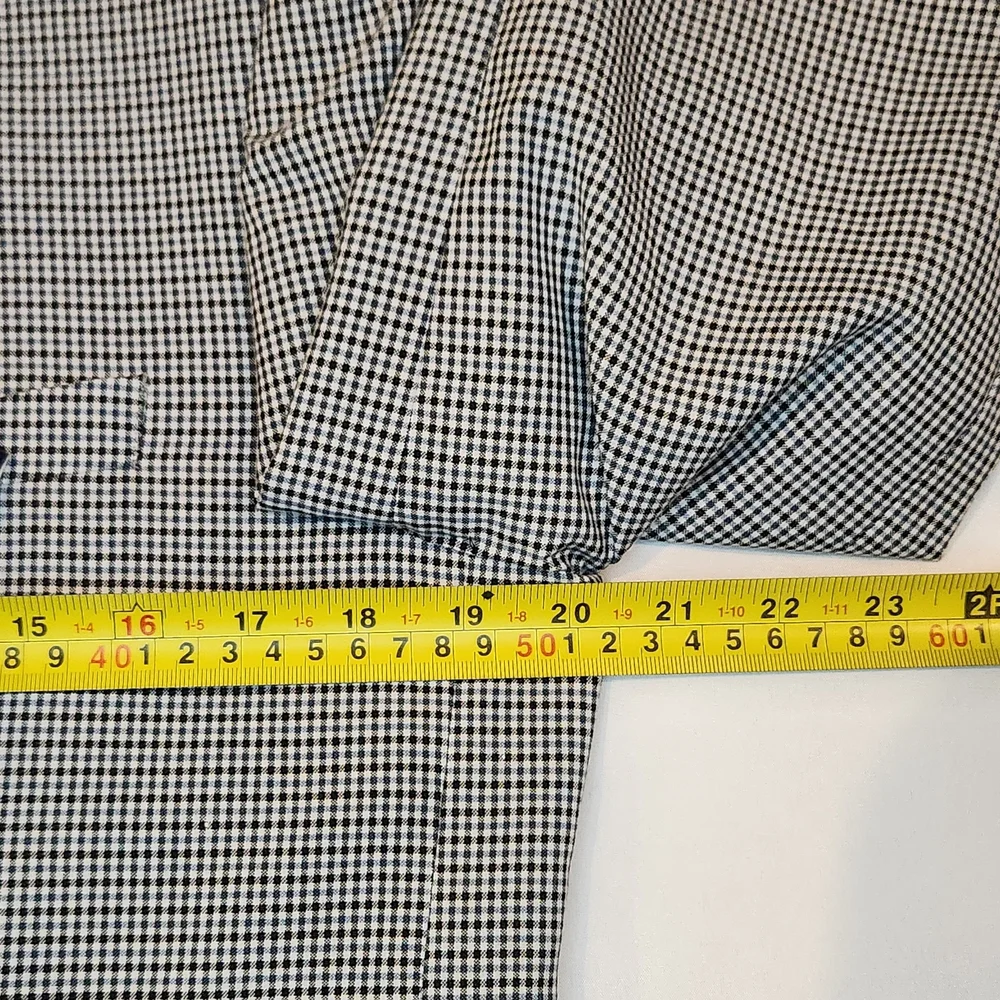 ADOLFO Sky Blue Layered Check Wool Sport Coat 38S - Picture 9 of 10